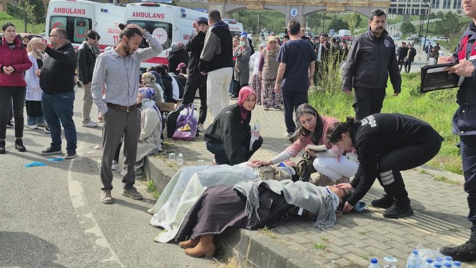 44 kişinin yaralandığı otobüs kazasının görüntüsü ortaya çıktı