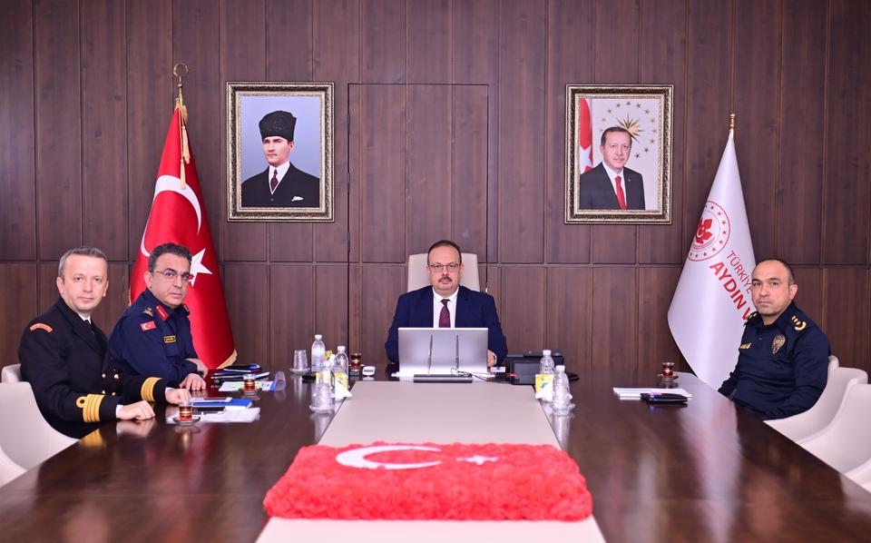 Aydın’da yeni yıl önlemleri masaya yatırıldı