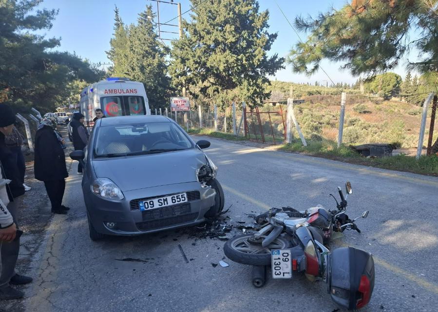 Aydın'da köpek saldırısı motosiklet kazasına neden oldu