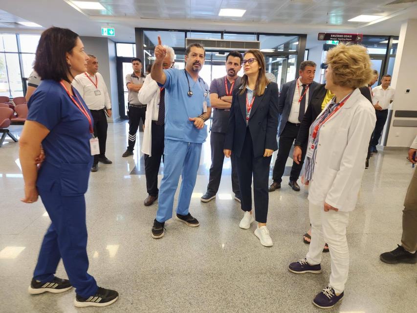 Aydın Şehir Hastanesi’nde başhekim sahaya indi