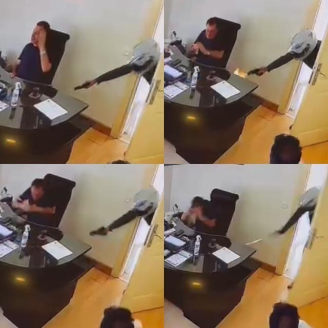 O ANLAR KAMERADA: TATİL SİTESİNİN BAŞKANI, KASKLI SALDIRGAN TARAFINDAN VURULDU BİR AY ARAYLA İKİNCİ KEZ SALDIRIYA UĞRAYAN SİTE BAŞKANI YARALANDI