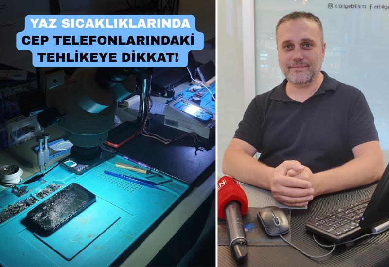 Yaz sıcaklarında cep telefonlardaki tehlikeye dikkat