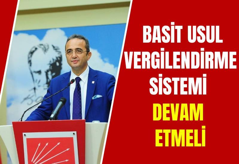 "Basit usul vergilendirme sistemi devam etmeli"