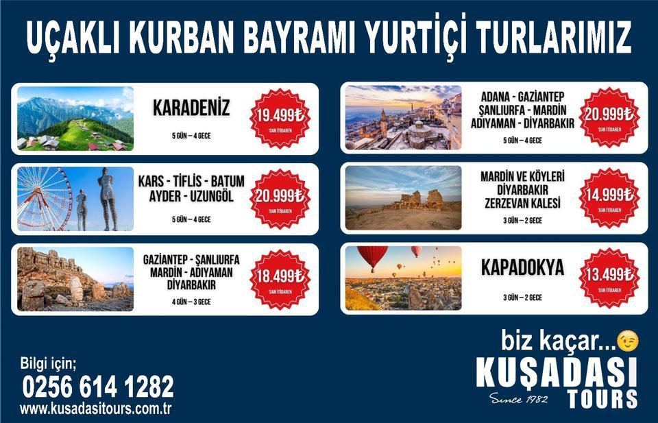 Kuşadası Tours’un misafirleri bayramda Türkiye’nin her yerinde olacak