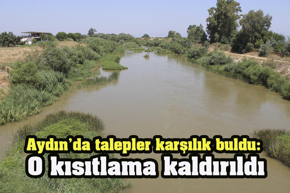 Aydın’da talepler karşılık buldu: O kısıtlama kaldırıldı
