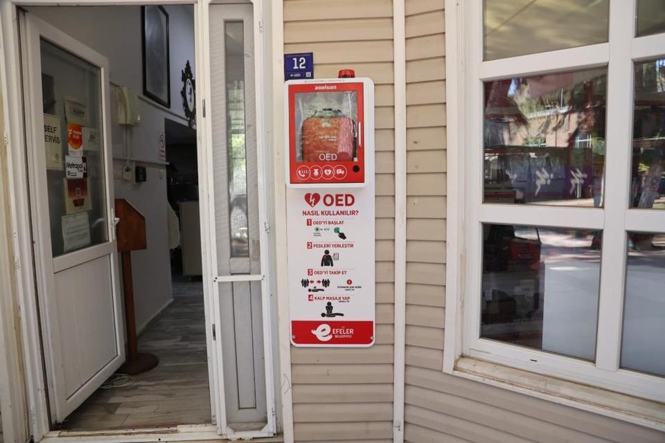 Efeler’de acil müdahale için OED cihazları devreye giriyor