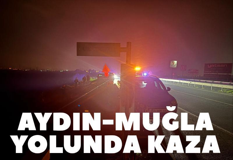 Aydın-Muğla yolunda kaza: 2 Yaralı