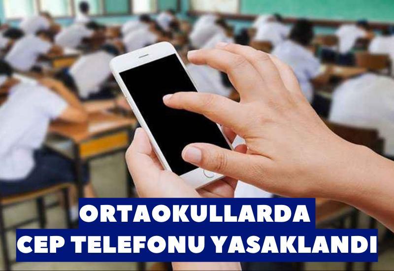 Ortaokullarda cep telefonu yasaklandı