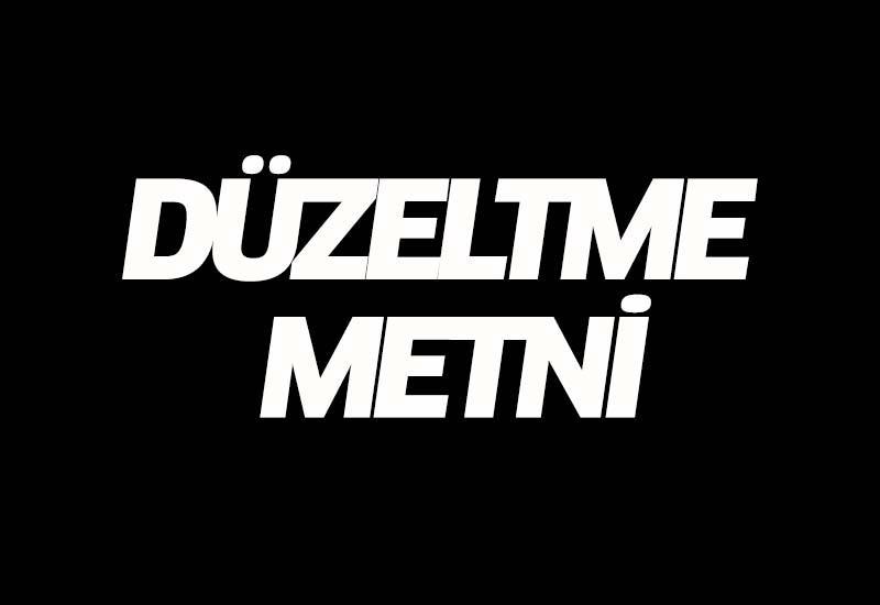 Düzeltme metni