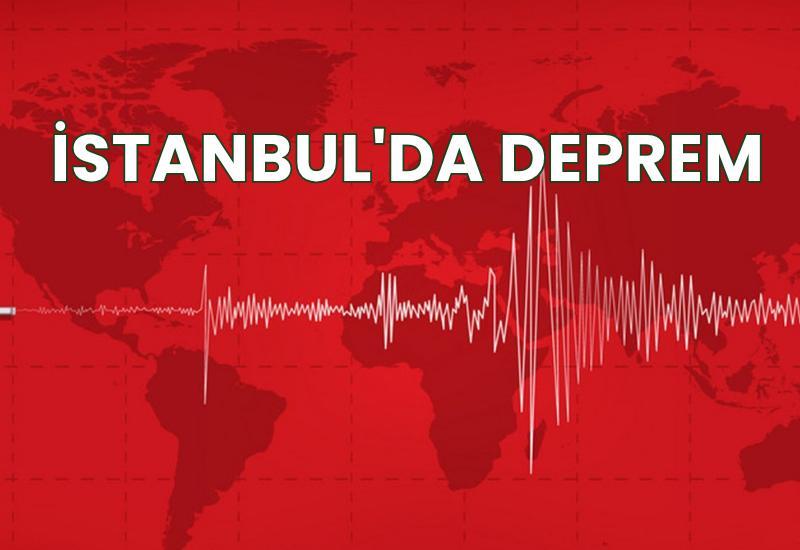 İstanbul'da deprem
