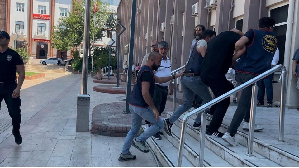 Aydın’da kadın cinayeti şüphelileri adliyeye sevk edildi