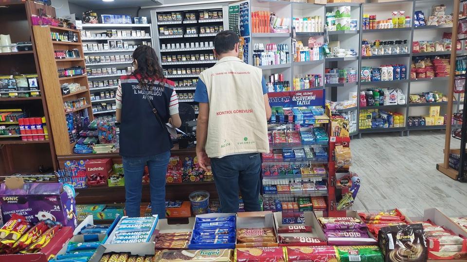 DİDİM'DE MARKETLER EŞZAMANLI DENETLENDİ