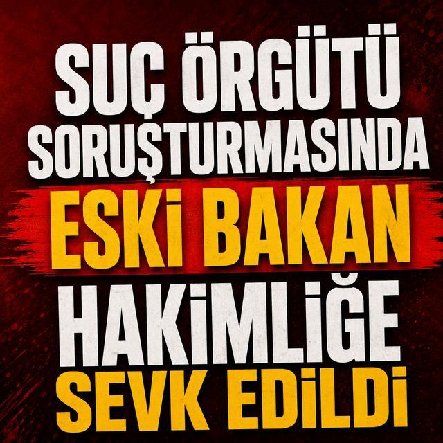 Suç örgütü soruşturmasında Eski Bakan hakimliğe sevk edildi