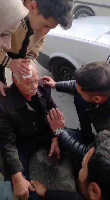 Otomobilin çarptığı yaşlı adam yaralandı