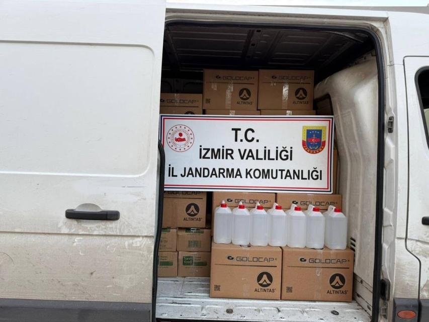 Sahte alkol baskını: Piyasa değeri 1.3 milyon TL