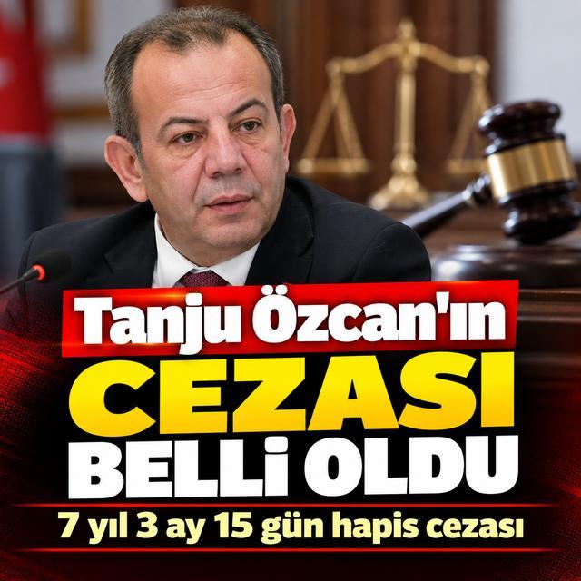 Tanju Özcan'ın  cezası belli oldu