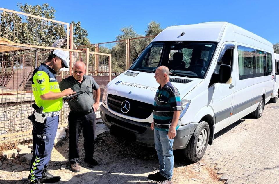 Germencik’te okul servislerine sıkı denetim
