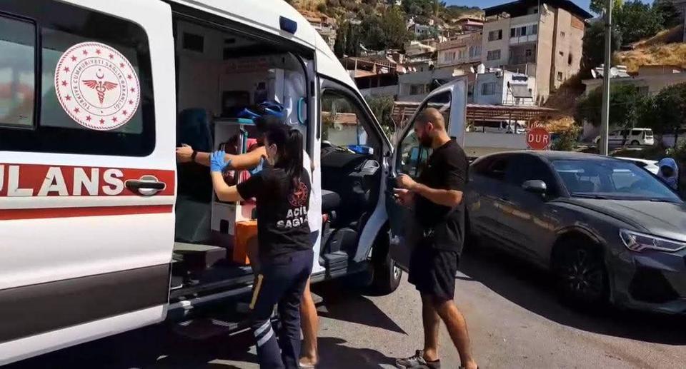 Aydın'da korku dolu anlar
