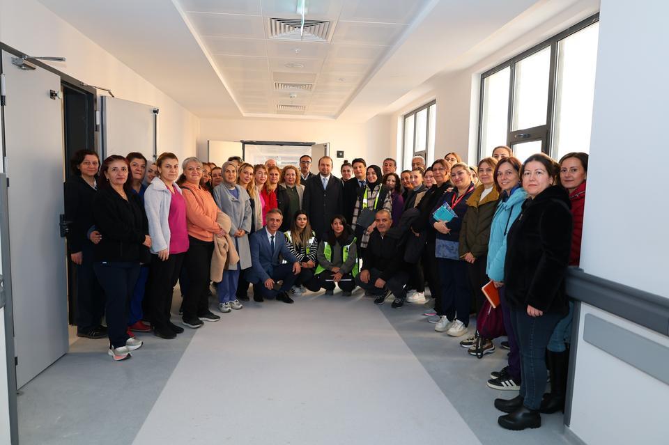 Aydın Şehir Hastanesi'nde açılış öncesi son hazırlıklar tamamlanıyor