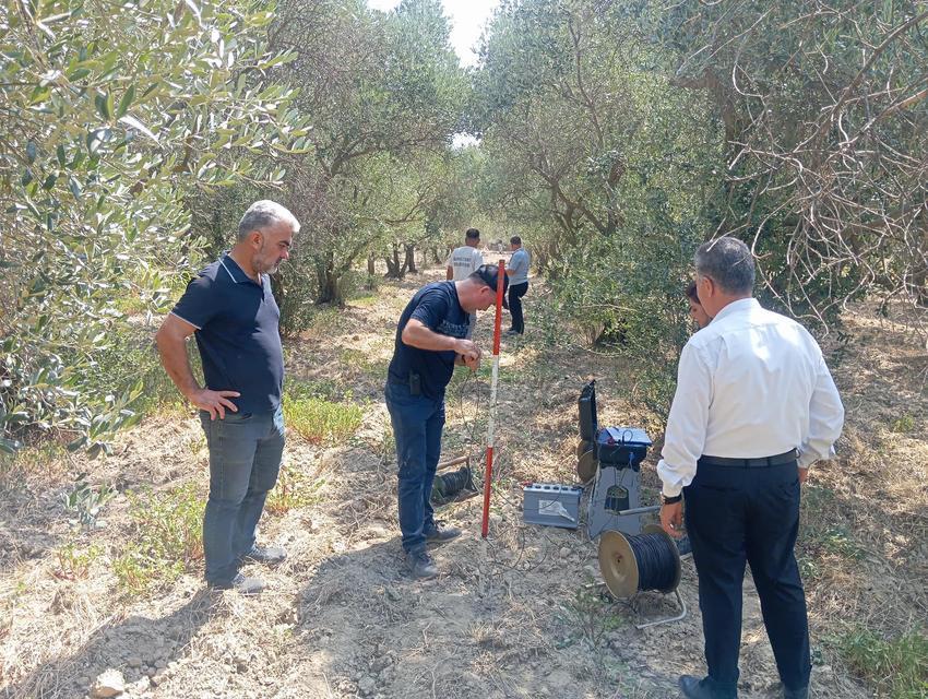 BUHARKENT'TE TARIM ARAZİLERİNDE JEOFİZİK ÇALIŞMA