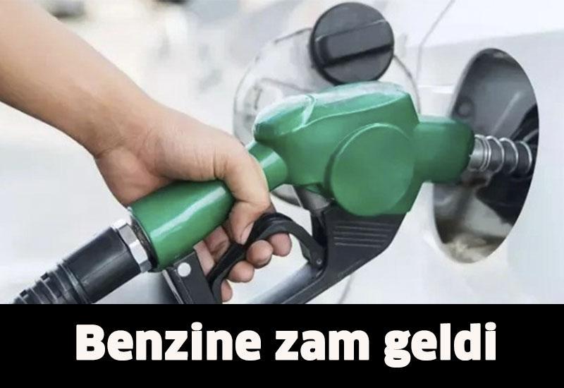 Benzine zam geldi