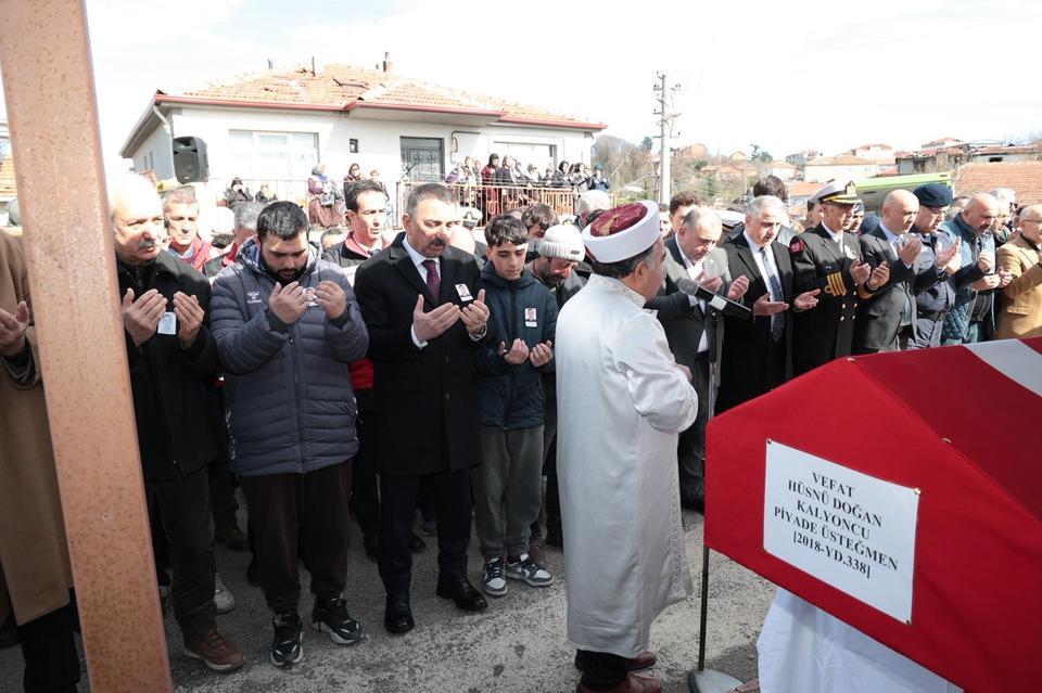 Piyade Üsteğmen son yolculuğuna uğurlandı