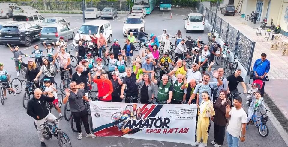 Aydın’da pedallar amatör spor için döndü