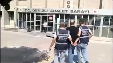 DENİZLİ'DE ARANAN 53 HÜKÜMLÜ POLİSİN TAKİBİNDEN KAÇAMADI