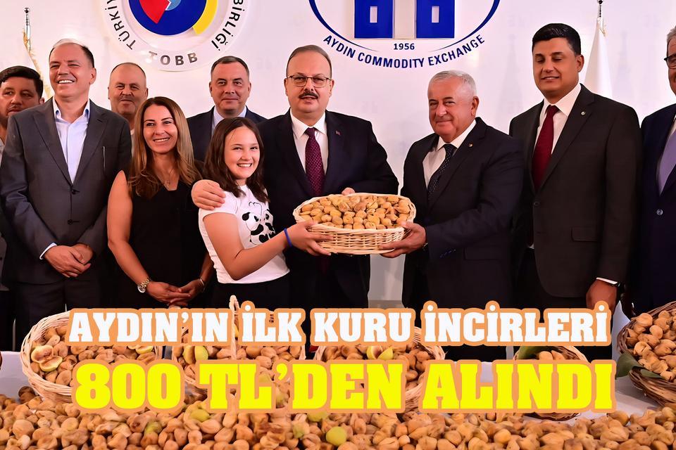 Aydın’da sezonun ilk kuru incirleri 800 TL’den alındı