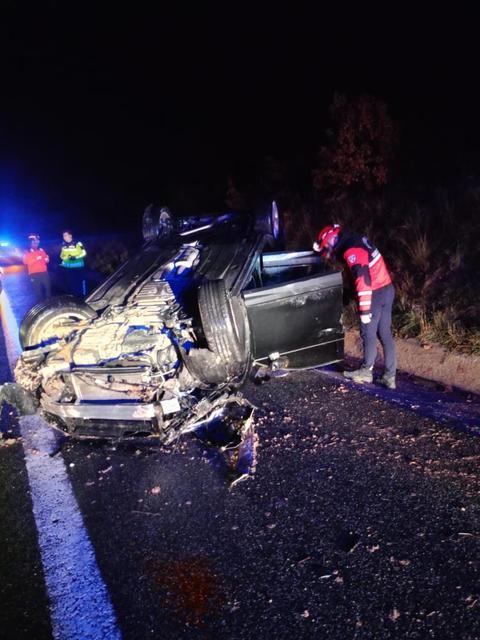 Otoyolda trafik kazası: 4 yaralı