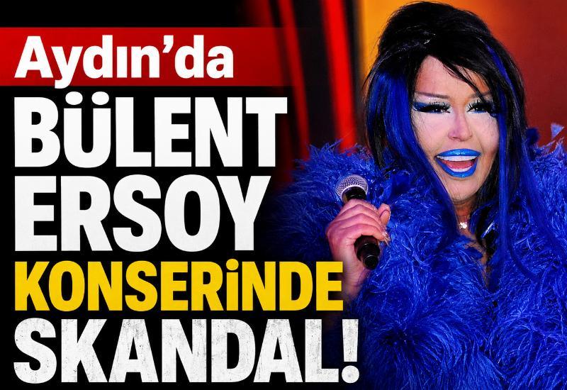 Aydın’da Bülent Ersoy konserinde skandal!