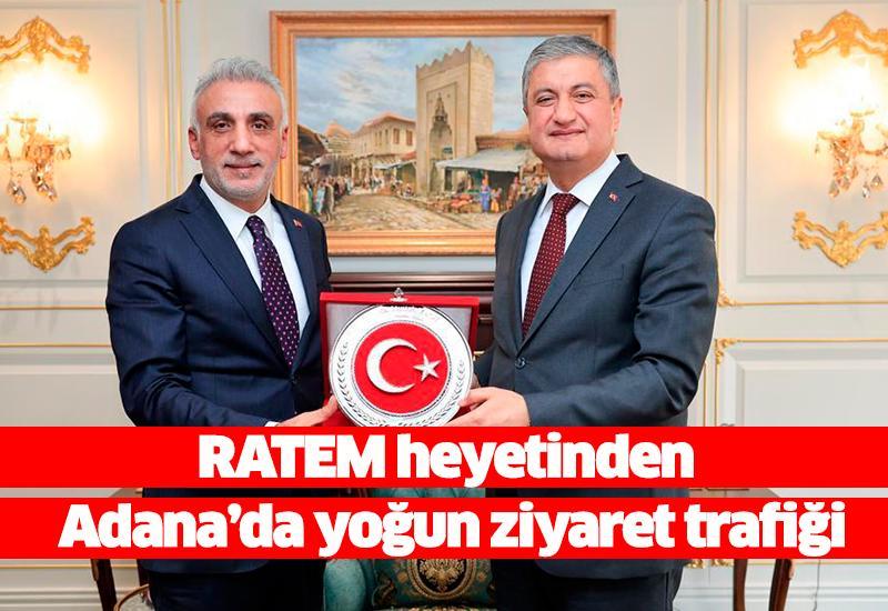 RATEM heyetinden Adana’da yoğun ziyaret trafiği