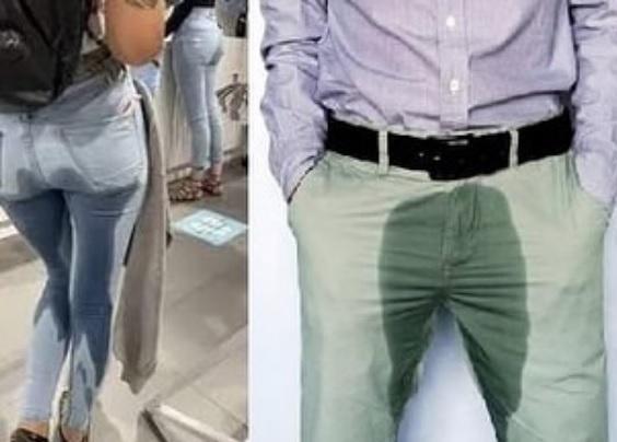 Çişli pantolon modası tepki çekiyor