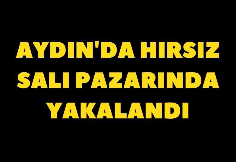 Aydın'da hırsız salı pazarında yakalandı