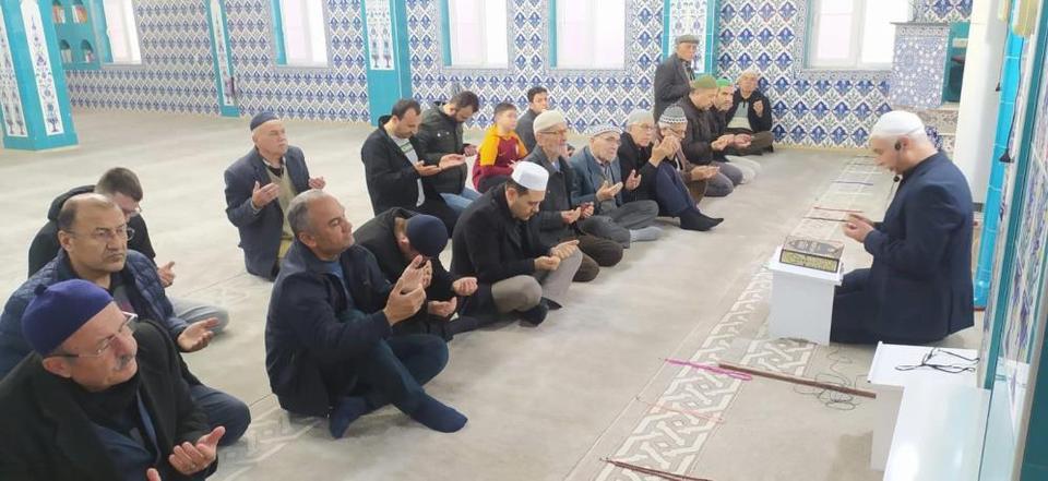 Çine’de cemaat Ramazan öncesi sabah namazında buluştu