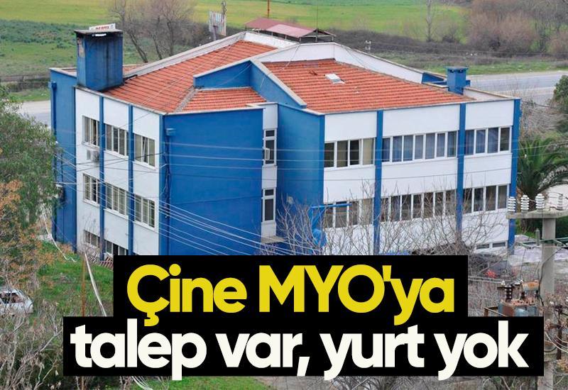 Çine MYO'ya talep var, yurt yok