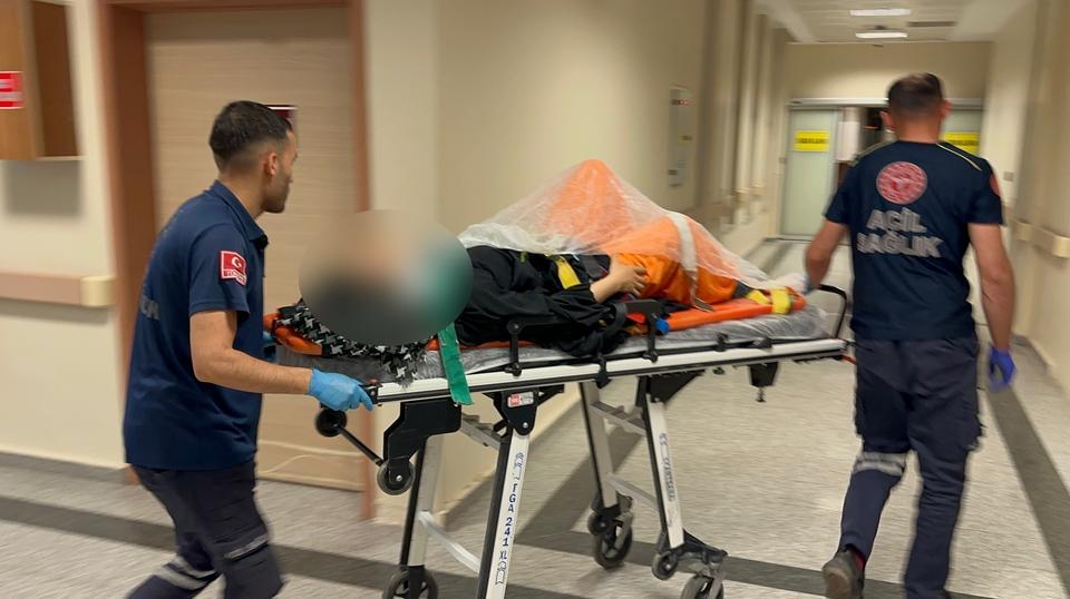 Binanın 3. katından düşen vatandaş yaralandı