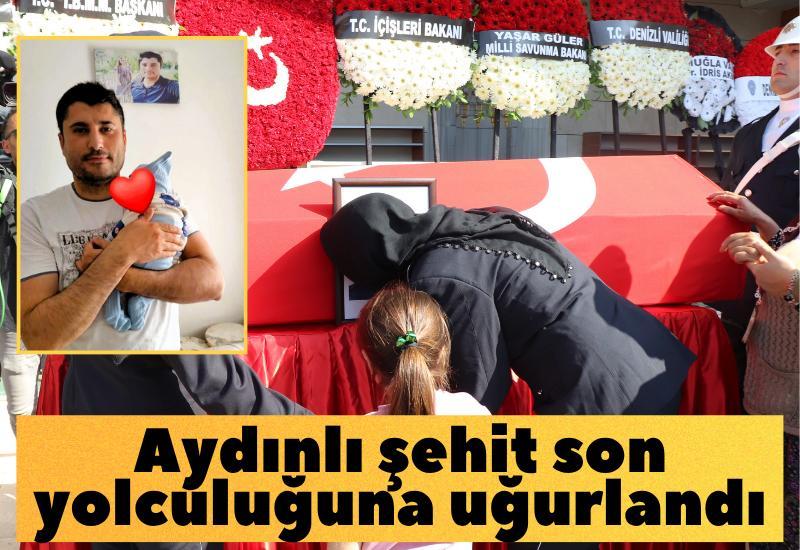 Aydınlı şehit son yolculuğuna uğurlandı