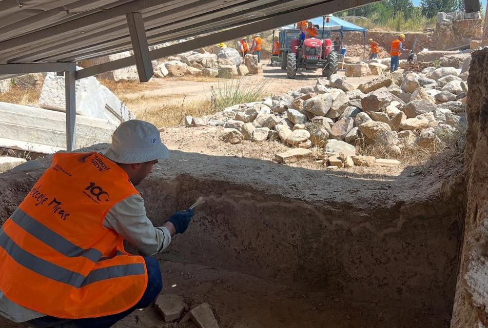 Tralleis Antik Kenti'nde çalışmalar sürüyor