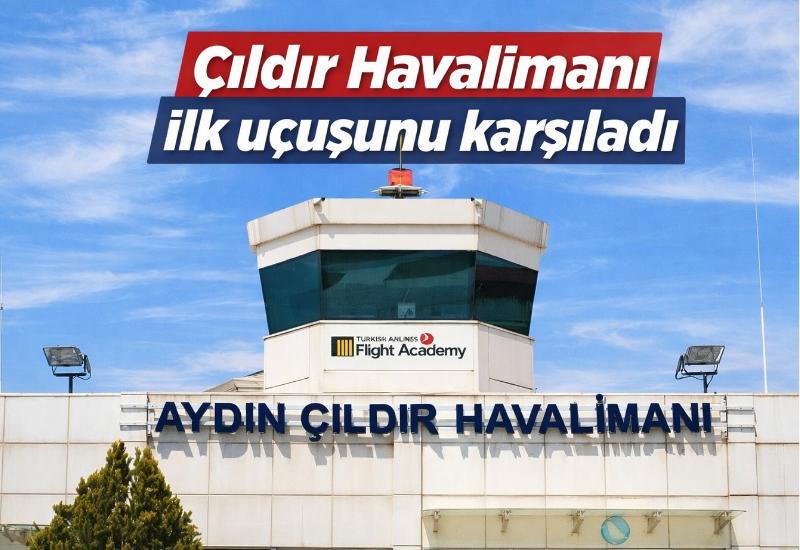 Çıldır Havalimanı ilk uçuşunu karşıladı
