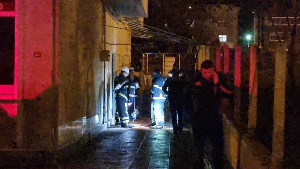 Kömürlük yangını korkuttu