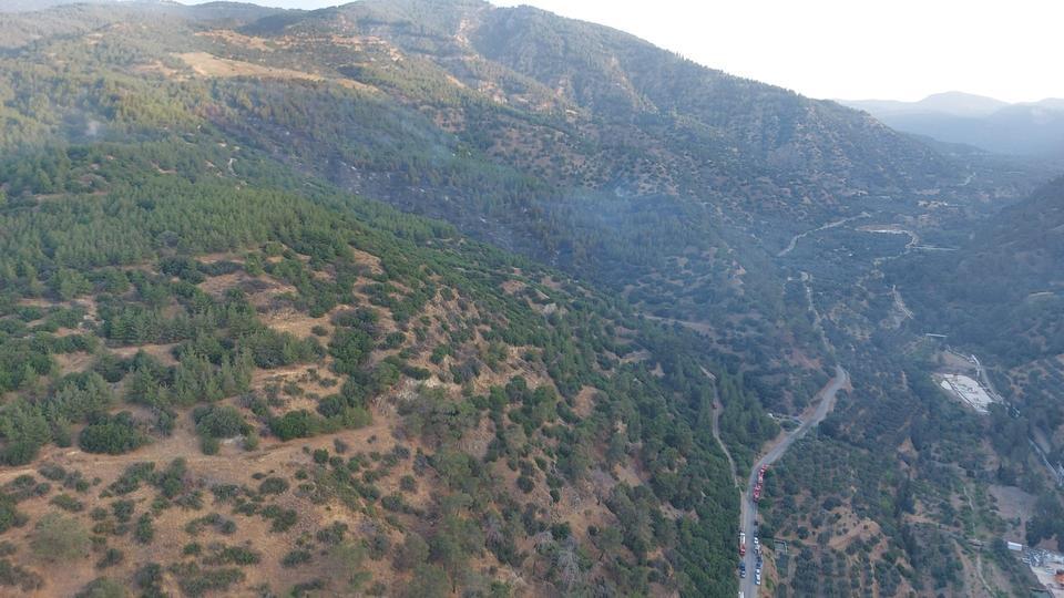KUYUCAK'TA ALEVLER GECEYİ AYDINLATTI