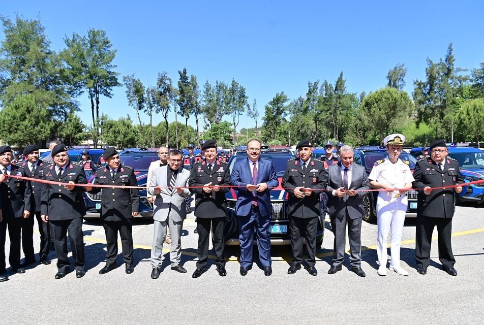 Aydın’da Jandarma Teşkilatı’na 53 yeni araç