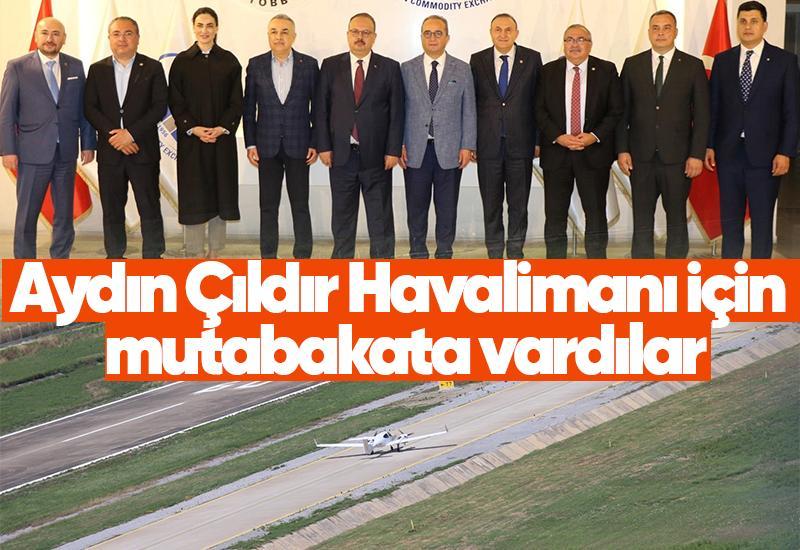 Aydın Çıldır Havalimanı için mutabakata vardılar