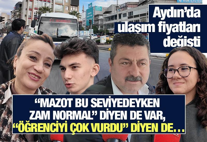 Aydın’da ulaşım fiyatları değişti