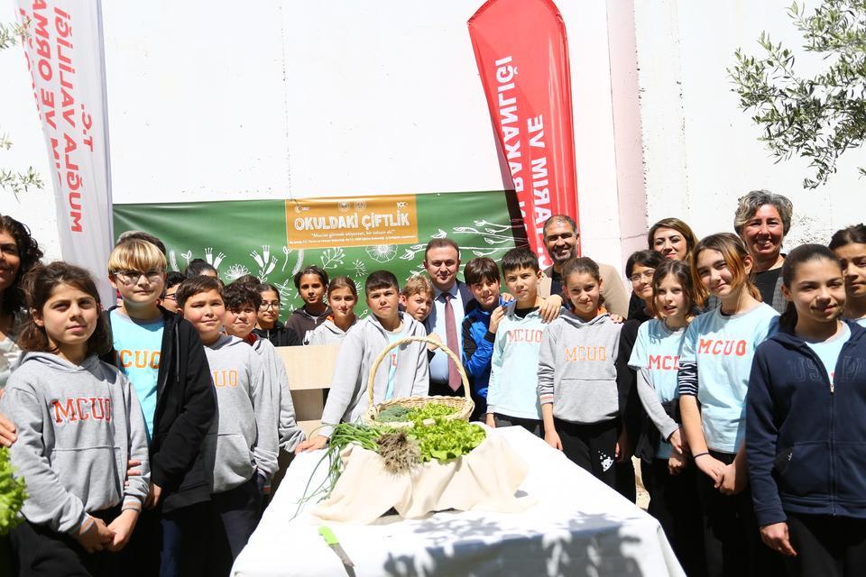 ‘Okuldaki çiftlik’ proje uygulaması devam ediyor