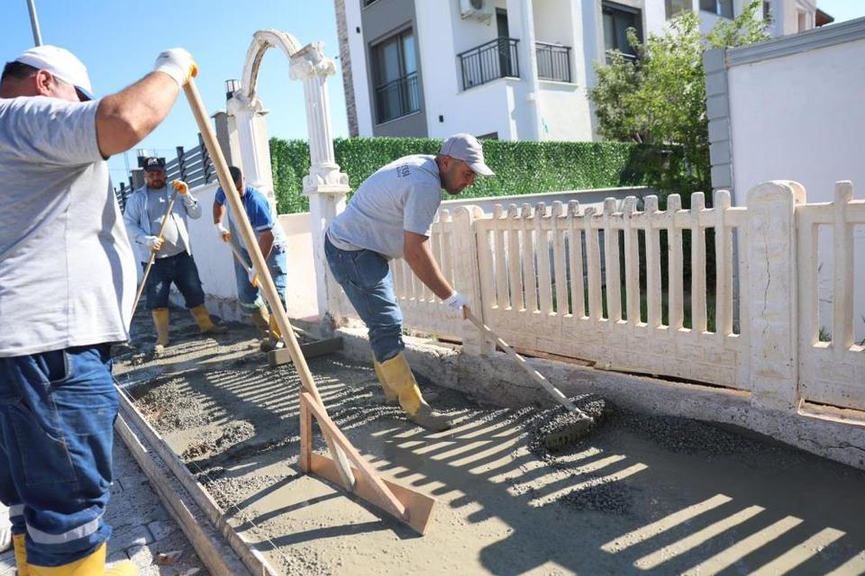 Didim Belediyesi'nin yeni beton mikseri görev başında