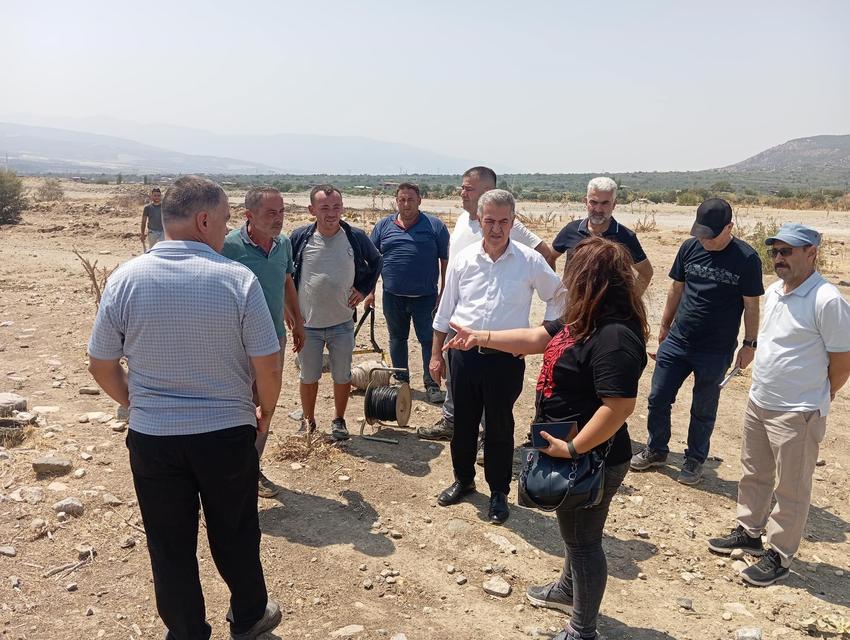 BUHARKENT'TE TARIM ARAZİLERİNDE JEOFİZİK ÇALIŞMA