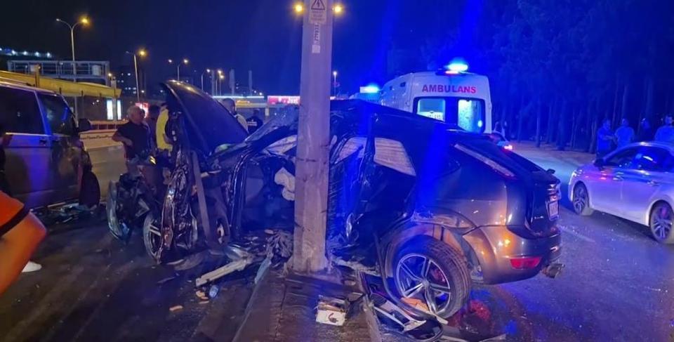 Makas atan sürücü kazaya neden oldu: 1 yaralı