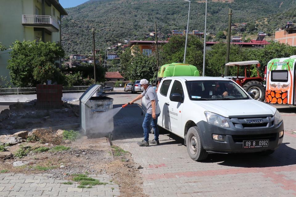 Bozdoğan Belediyesi'nden bayram sonrası yoğun mesai